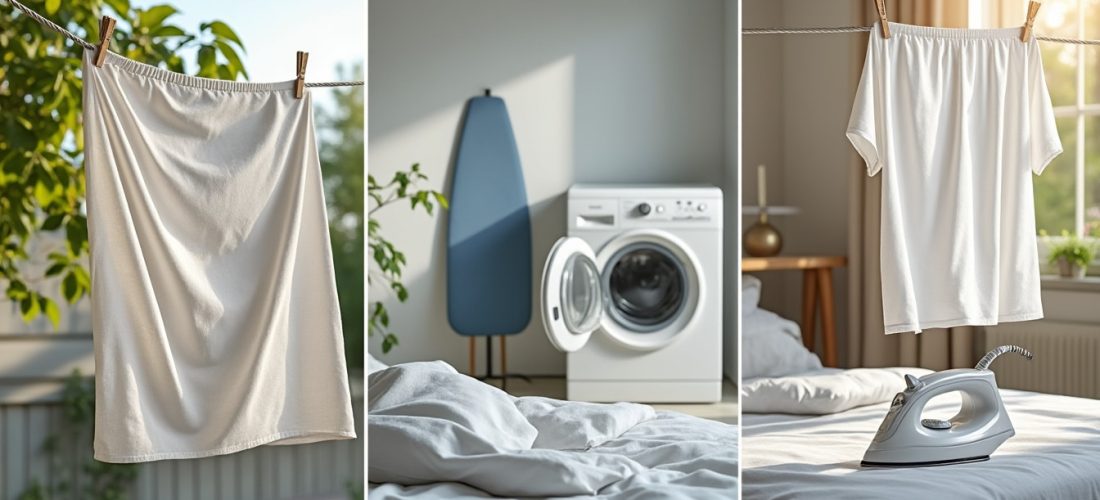 découvrez quand et comment repasser une housse de couette, les astuces pour gérer les plis, les conseils de séchage et la meilleure façon de sortir votre linge de la machine.
